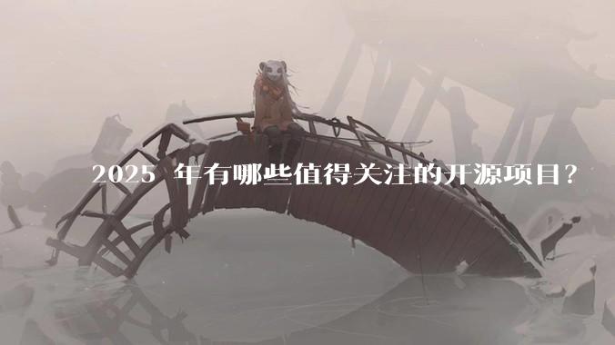 2025 年有哪些值得关注的开源项目？